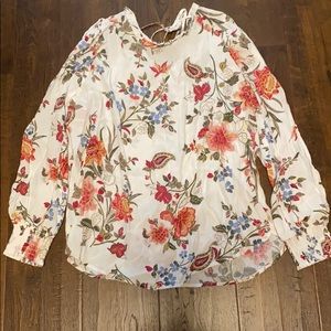 NWT LOFT floral top